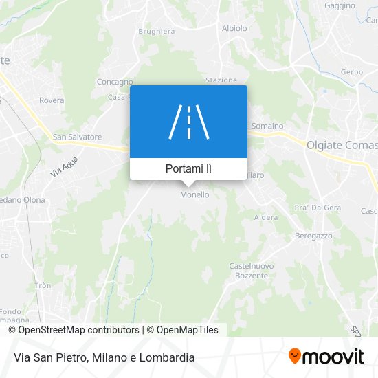 Mappa Via San Pietro