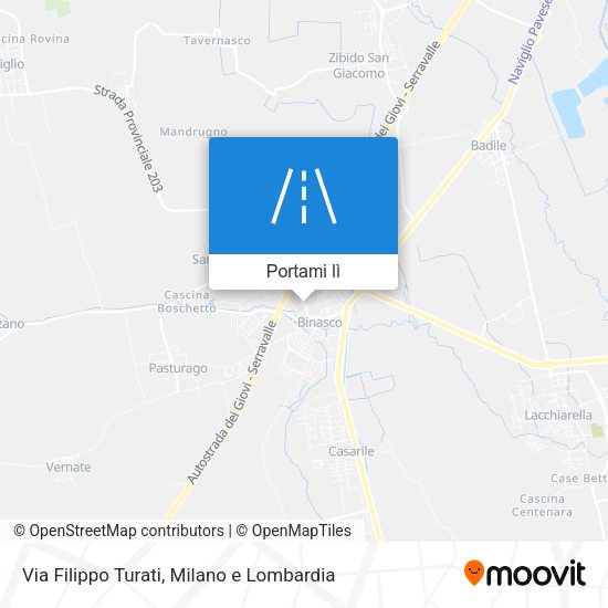 Mappa Via Filippo Turati