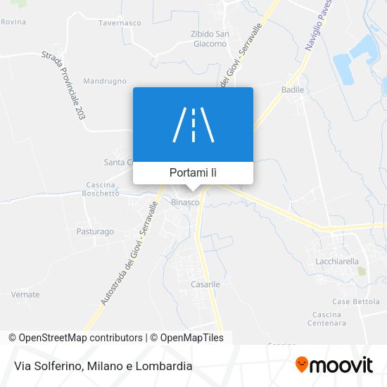 Mappa Via Solferino