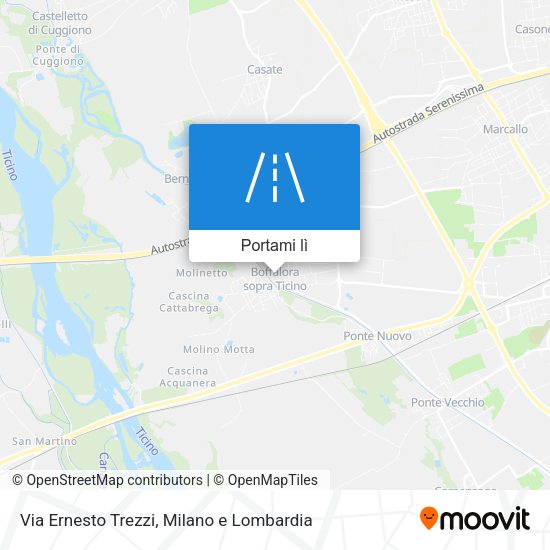 Mappa Via Ernesto Trezzi