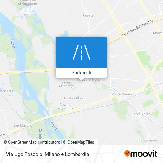 Mappa Via Ugo Foscolo