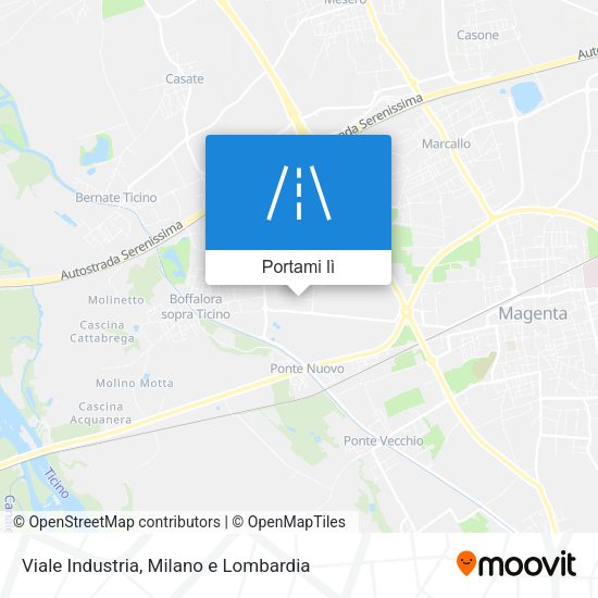 Mappa Viale Industria
