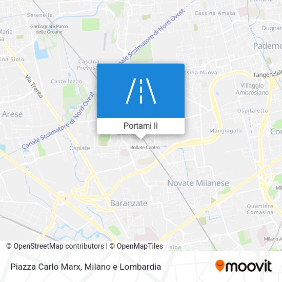 Mappa Piazza Carlo Marx