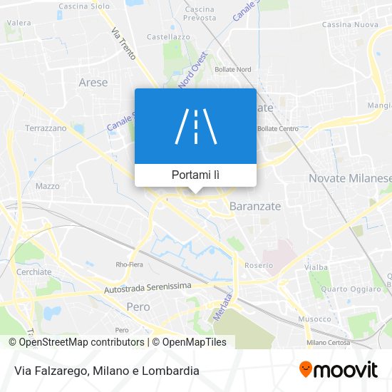 Mappa Via Falzarego