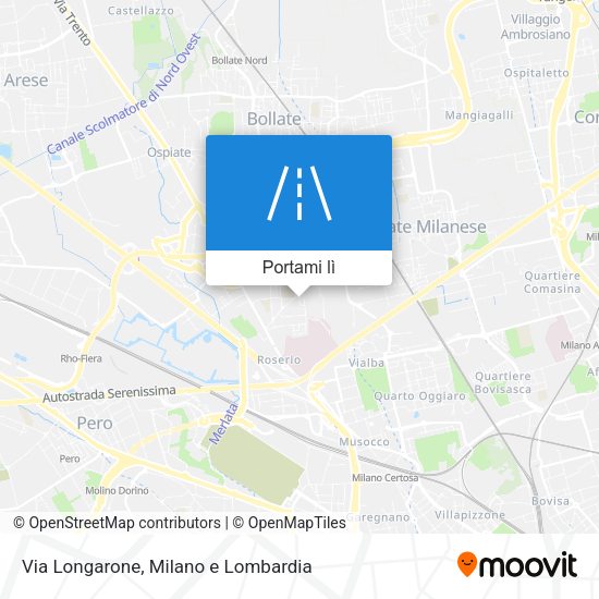 Mappa Via Longarone