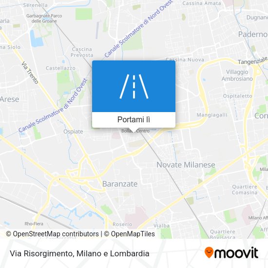 Mappa Via Risorgimento