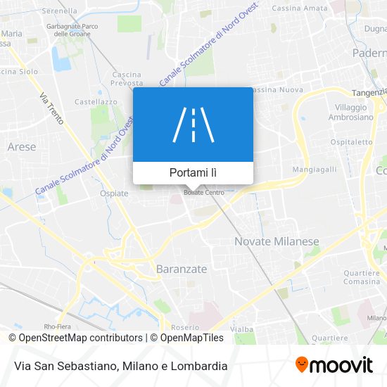 Mappa Via San Sebastiano
