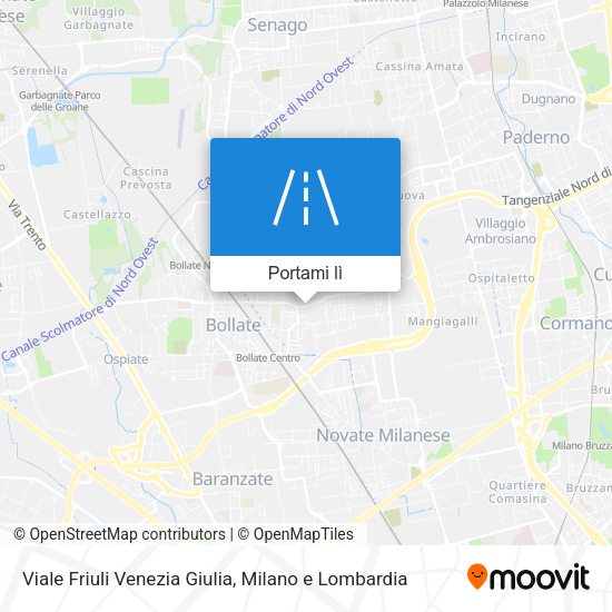 Mappa Viale Friuli Venezia Giulia