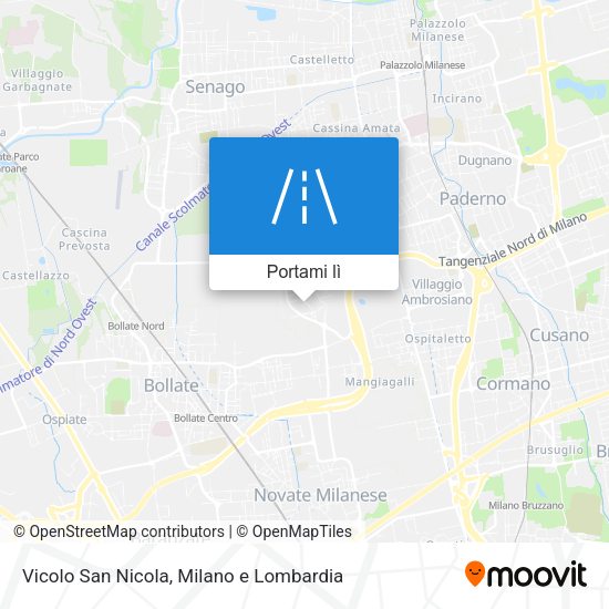 Mappa Vicolo San Nicola