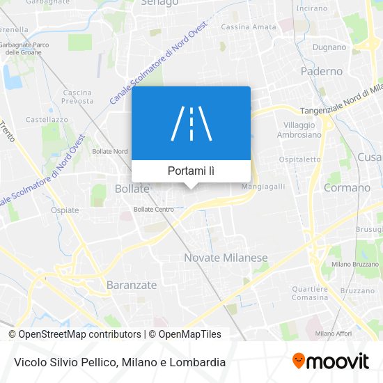 Mappa Vicolo Silvio Pellico