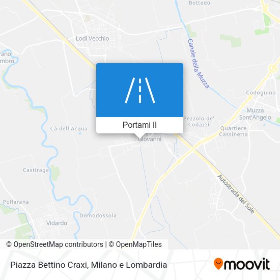 Mappa Piazza Bettino Craxi