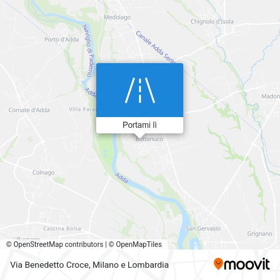 Mappa Via Benedetto Croce