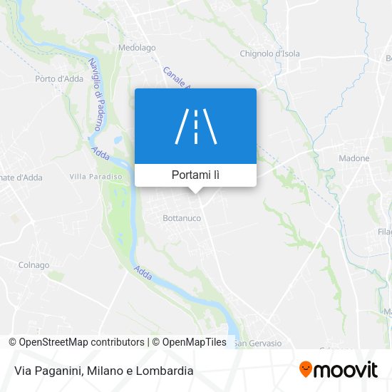 Mappa Via Paganini
