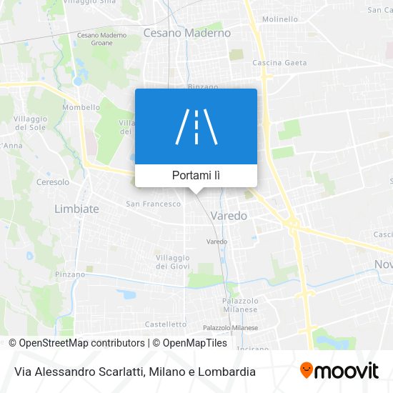 Mappa Via Alessandro Scarlatti