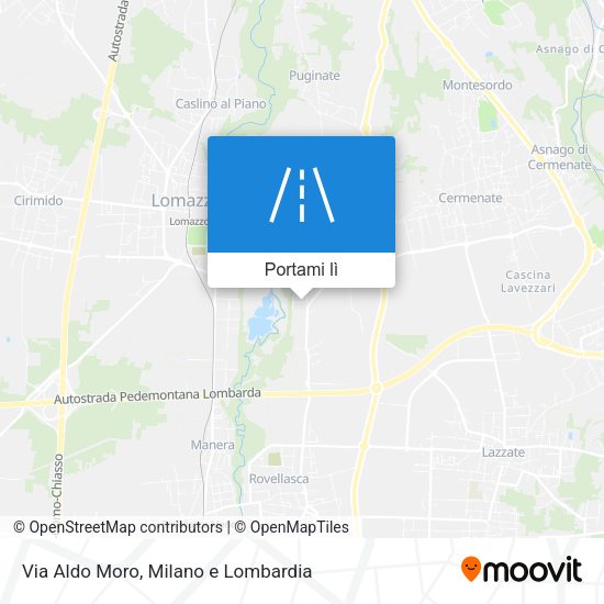 Mappa Via Aldo Moro