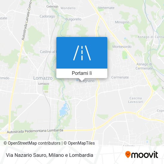 Mappa Via Nazario Sauro