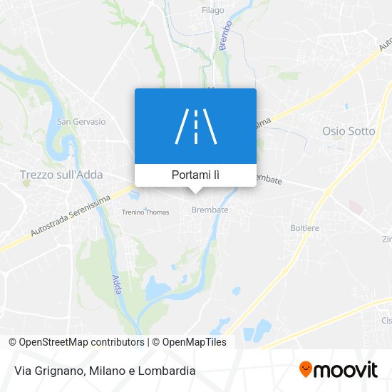 Mappa Via Grignano