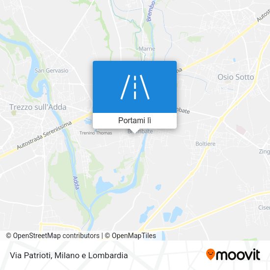 Mappa Via Patrioti