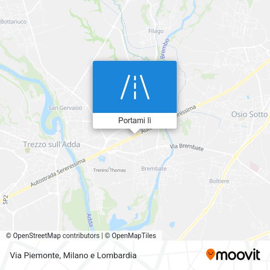 Mappa Via Piemonte