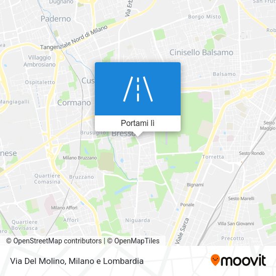 Mappa Via Del Molino