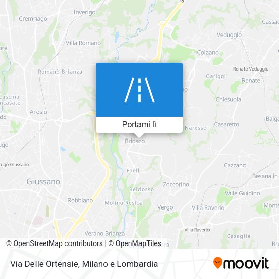 Mappa Via Delle Ortensie