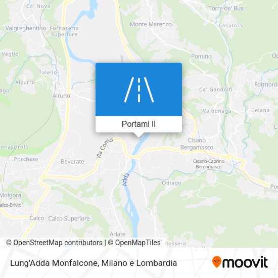 Mappa Lung'Adda Monfalcone
