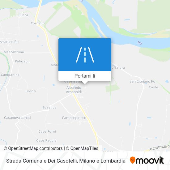Mappa Strada Comunale Dei Casotelli