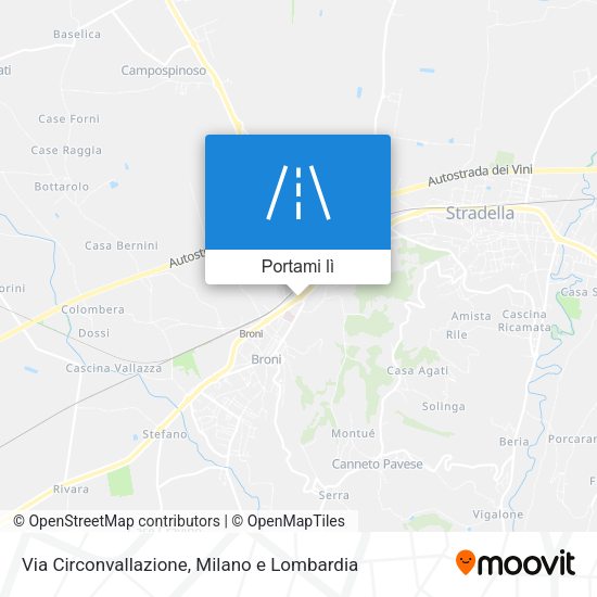 Mappa Via Circonvallazione