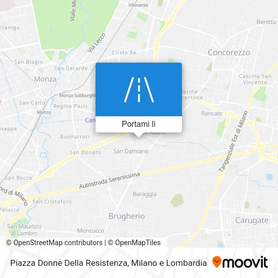 Mappa Piazza Donne Della Resistenza