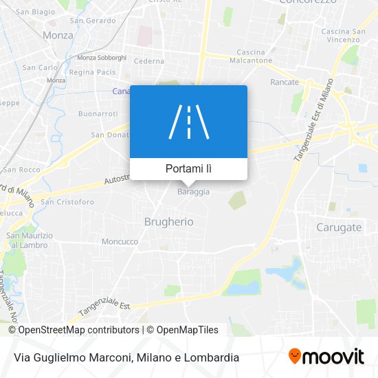 Mappa Via Guglielmo Marconi