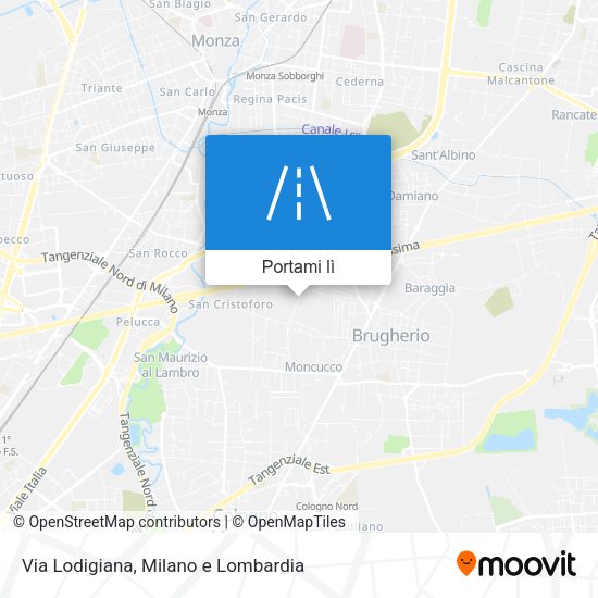 Mappa Via Lodigiana