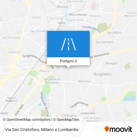 Mappa Via San Cristoforo