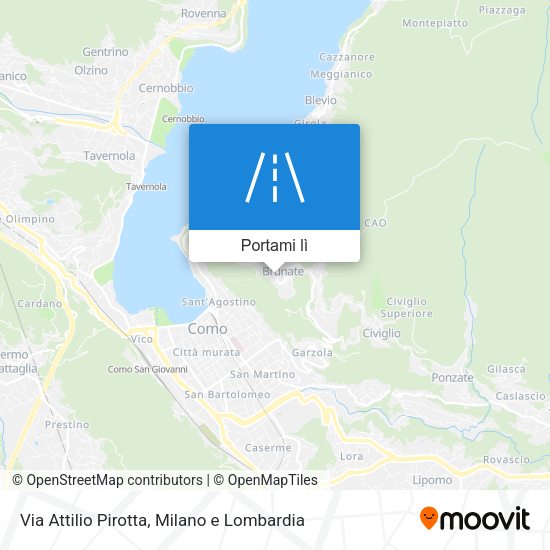 Mappa Via Attilio Pirotta