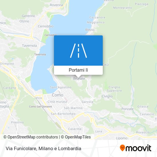 Mappa Via Funicolare