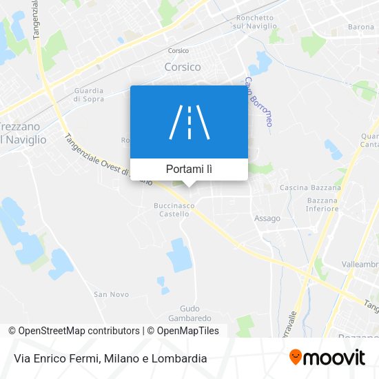Mappa Via Enrico Fermi