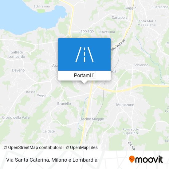 Mappa Via Santa Caterina