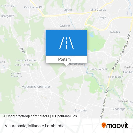 Mappa Via Aspasia