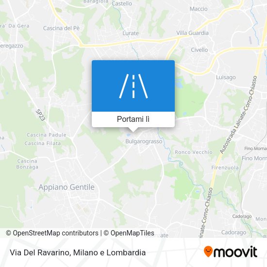 Mappa Via Del Ravarino
