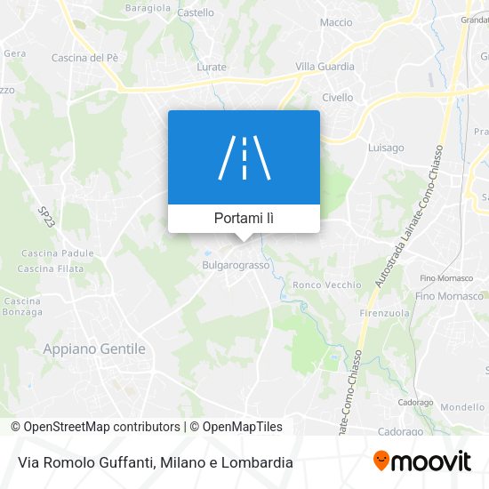 Mappa Via Romolo Guffanti