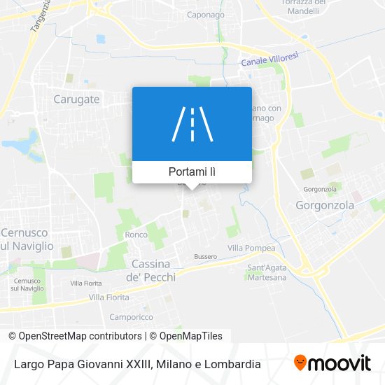 Mappa Largo Papa Giovanni XXIII