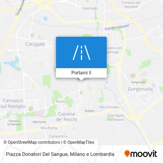 Mappa Piazza Donatori Del Sangue