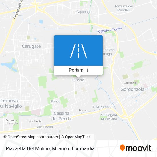 Mappa Piazzetta Del Mulino