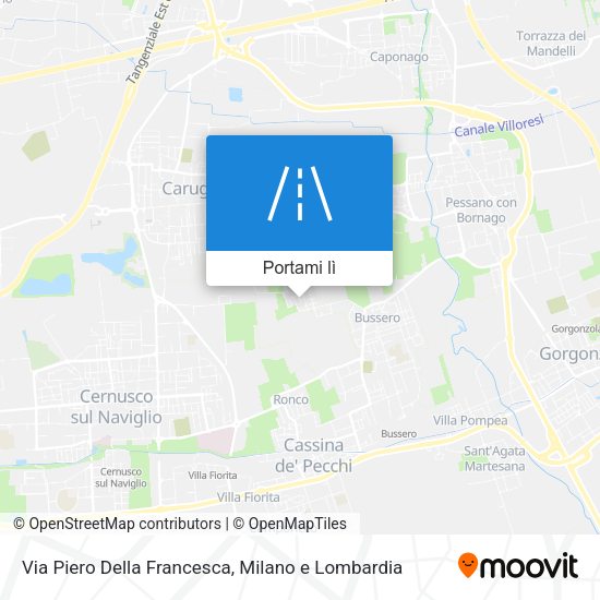 Mappa Via Piero Della Francesca