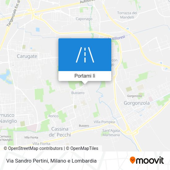 Mappa Via Sandro Pertini