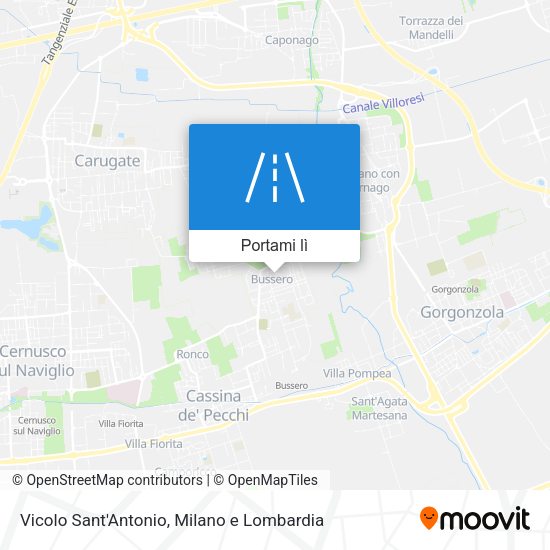 Mappa Vicolo Sant'Antonio