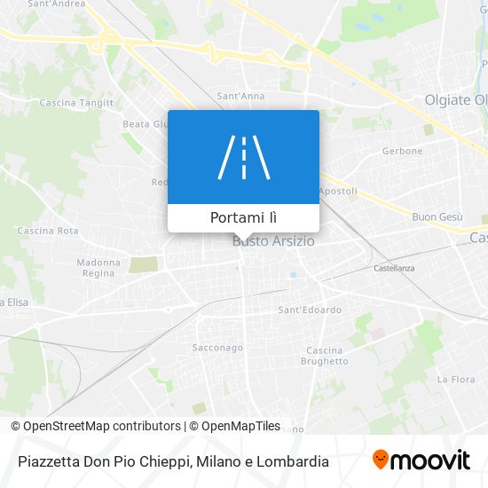 Mappa Piazzetta Don Pio Chieppi