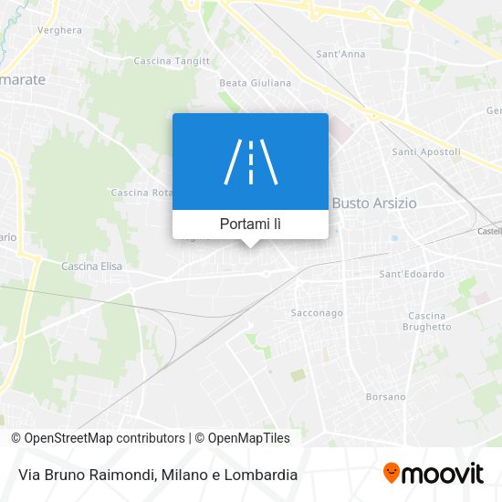 Mappa Via Bruno Raimondi
