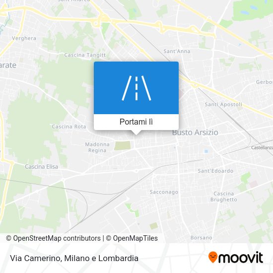 Mappa Via Camerino