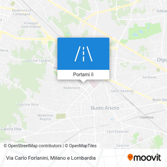 Mappa Via Carlo Forlanini