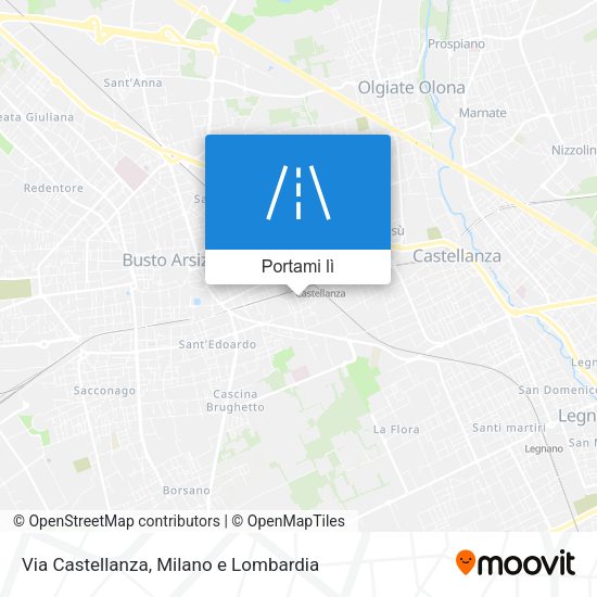 Mappa Via Castellanza